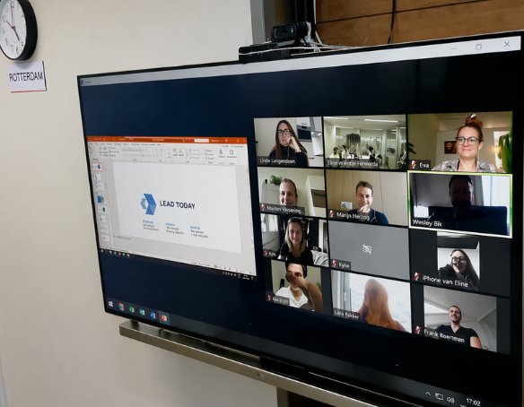 Afbeelding meeting werken op afstand