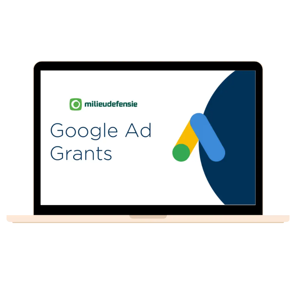 Google Ads Grants voor Milieudefensie