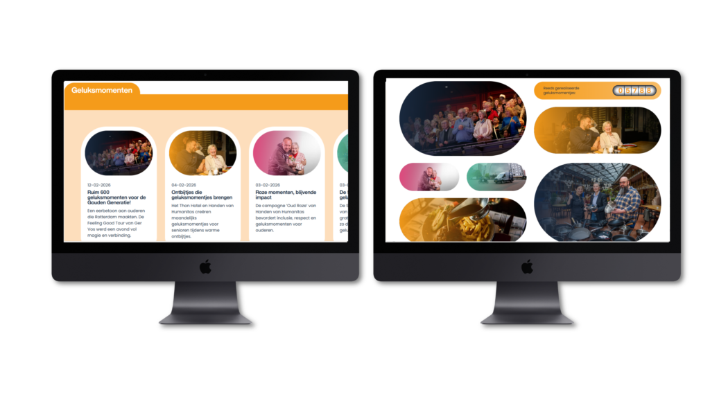 Nieuwe website handen van humanitas